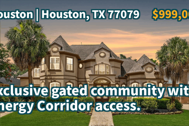 Houston, TX 77079 | $999,000 | 3,921 Sqft, 4 beds, 3 full and 2 half baths, Single-Family | Exclusive gated community with Energy Corridor access.