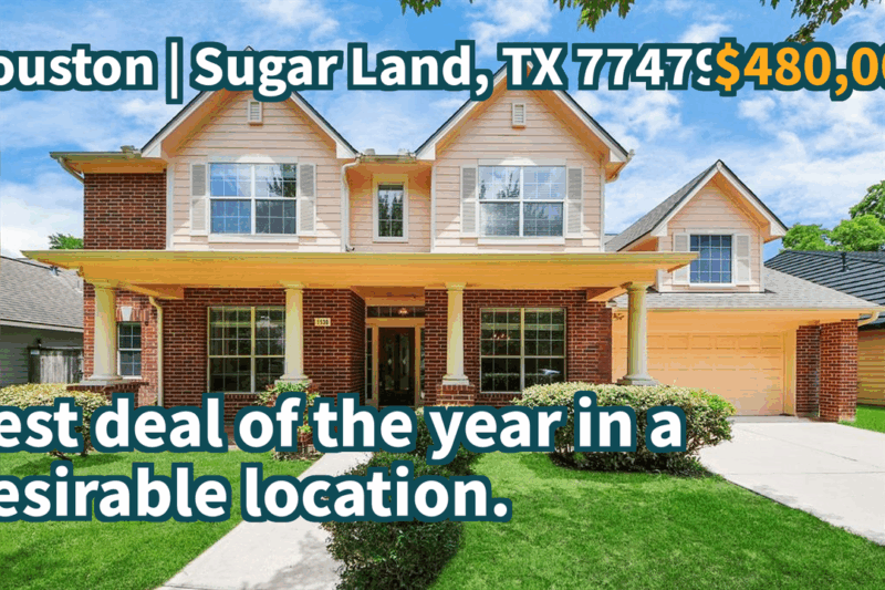 Sugar Land, TX 77479 | $480,000 | 3,281 Sqft, 4 beds, 3 full and 1 half baths, Single-Family | Best deal of the year in a desirable location.