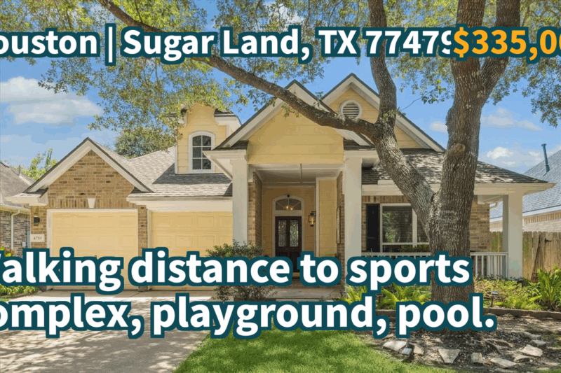 Sugar Land, TX 77479 | $335,000 | 1,693 Sqft, 3 beds, 2 full baths, Single-Family | Walking distance to sports complex, playground, pool.