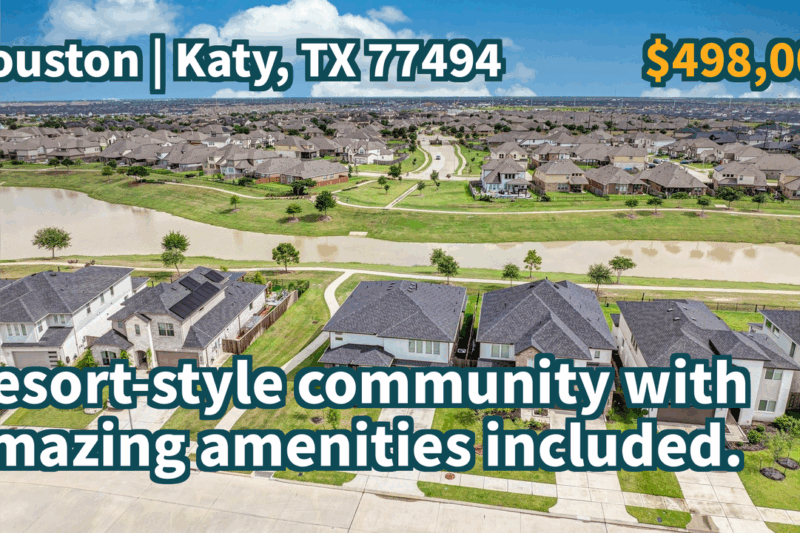 Katy, TX 77494 | $498,000 | 3,404 Sqft, 4 beds, 3 full baths, Single-Family | Resort-style community with amazing amenities included.