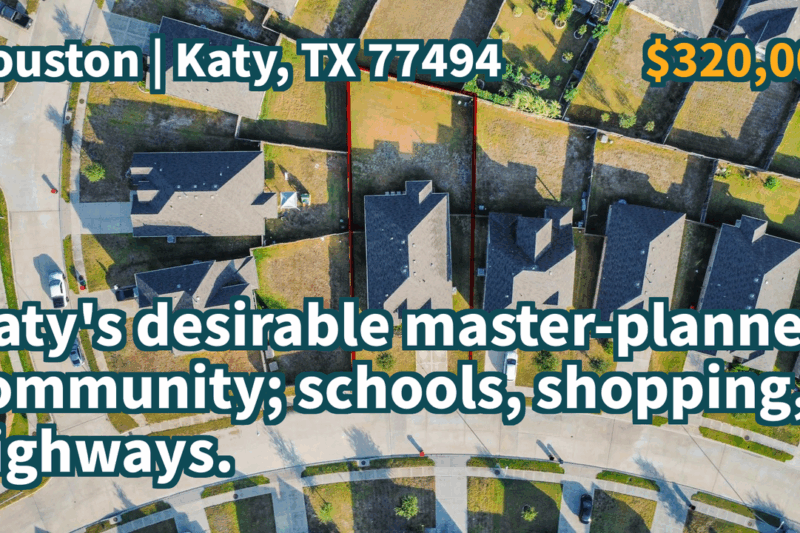 Katy, TX 77494 | $320,000 | 2,094 Sqft, 4 beds, 2 full baths, Single-Family | Katy’s desirable master-planned community; schools, shopping, highways.