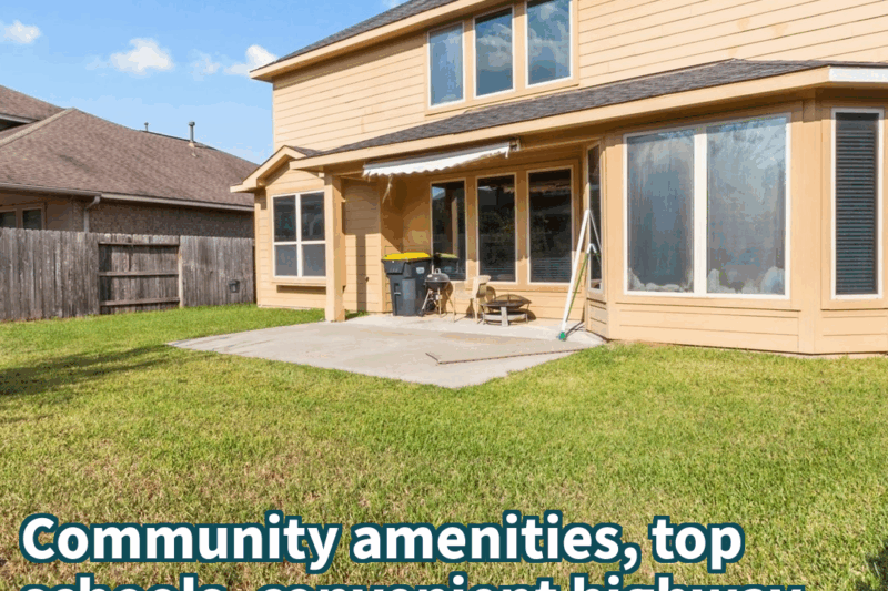 Fulshear, TX 77441 | $495,000 | 3,077 Sqft, 4 beds, 3 full baths, Single-Family | Community amenities, top schools, convenient highway access.