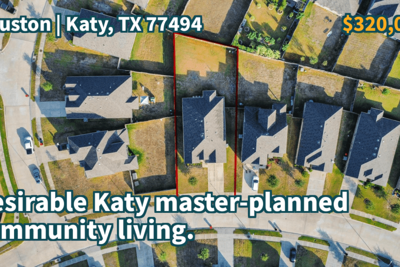 Katy, TX 77494 | $320,000 | 2,094 Sqft, 4 beds, 2 full baths, Single-Family | Desirable Katy master-planned community living.